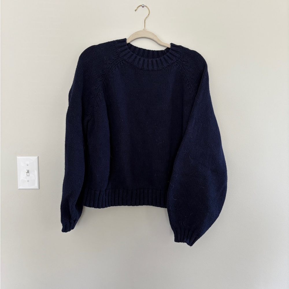 GAP Relaxed Balloon-Sleeve Sweater